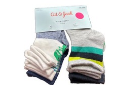 Cat  Jack Baby Boy Socks 12-24m - 6pk Crew Socks NEW B27