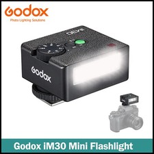 Godox iM30 Mini Camera Flash for Canon Fuji f1-230 Sony zv1 zve10 Nikon Cameras