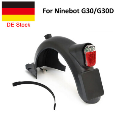 DE- Schutzblech Kotflügel Rücklicht Set für Ninebot MAX G30 G30D Elektro Scooter