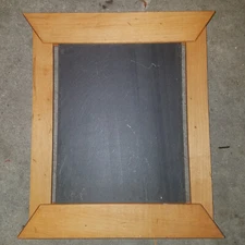 J.K. Adams Vermont Slate Cheese Serving Board or wall hanging note chalk framed