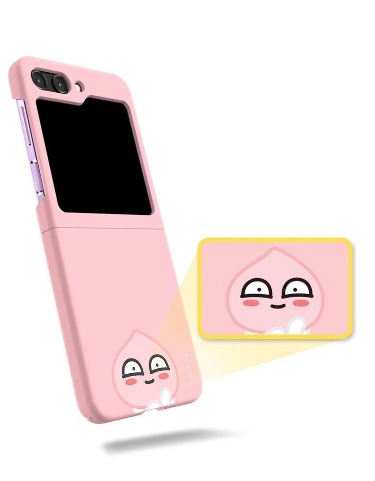 Funda rígida color a prueba de golpes Kakao Friends Corea para Samsung Galaxy Z FLIP 5 Foto 3 de 4