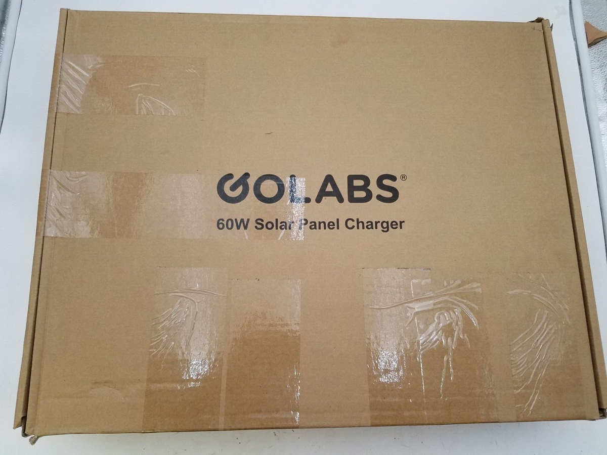 GOLABS SF60 Portable Solar Panel 60W Monocrystalline Solar Charger 