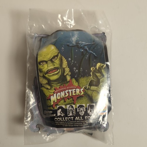 1997 Burger King Universal Monsters Creature From The Black Lagoon Neu Sealed - Bild 2 von 5