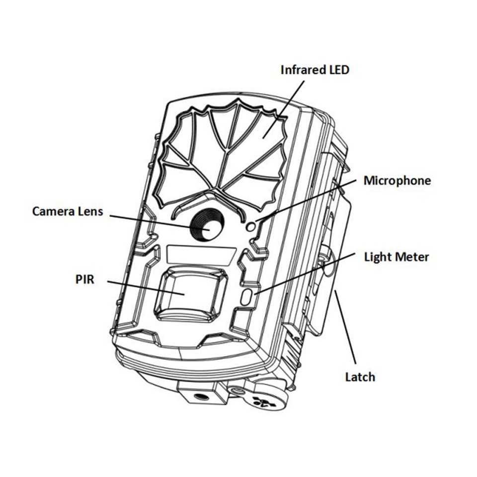 New Trail camera Motion Sharp Game Hunting 100Ft. 940nm No Glow Night