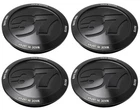 4x Volk Rays Genuine Center Caps VR CAP MODEL-37 Black Cap TE37 SAGA SL S-plus