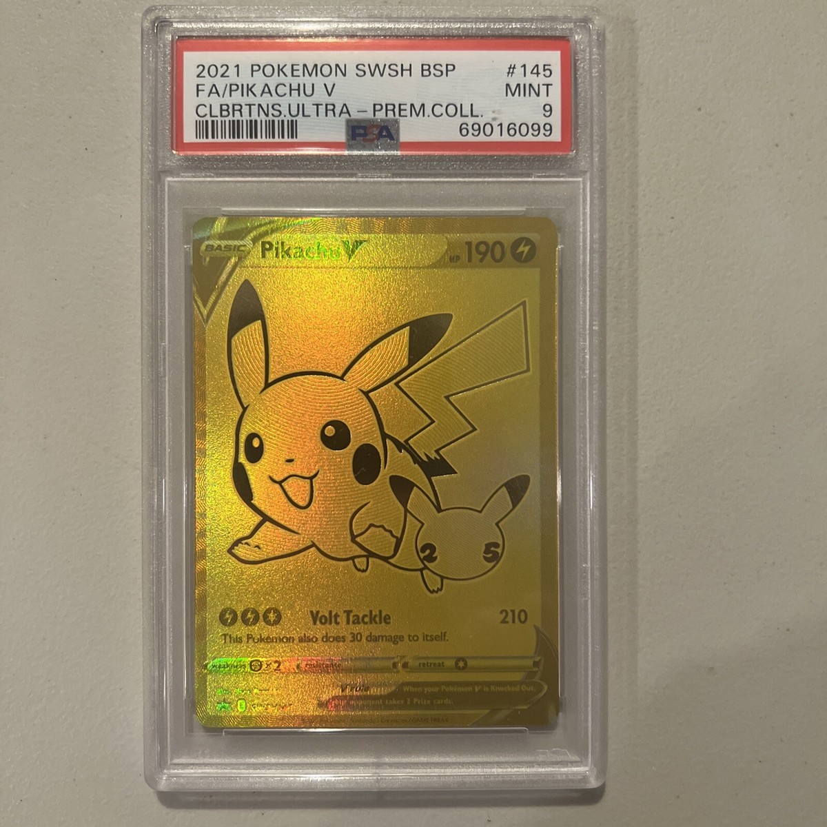 Pokemon Celebrations Ultra Premium Collection Pikachu V Gold Pokemon Celebrations Ultra Premium Collection Pikachu V Gold