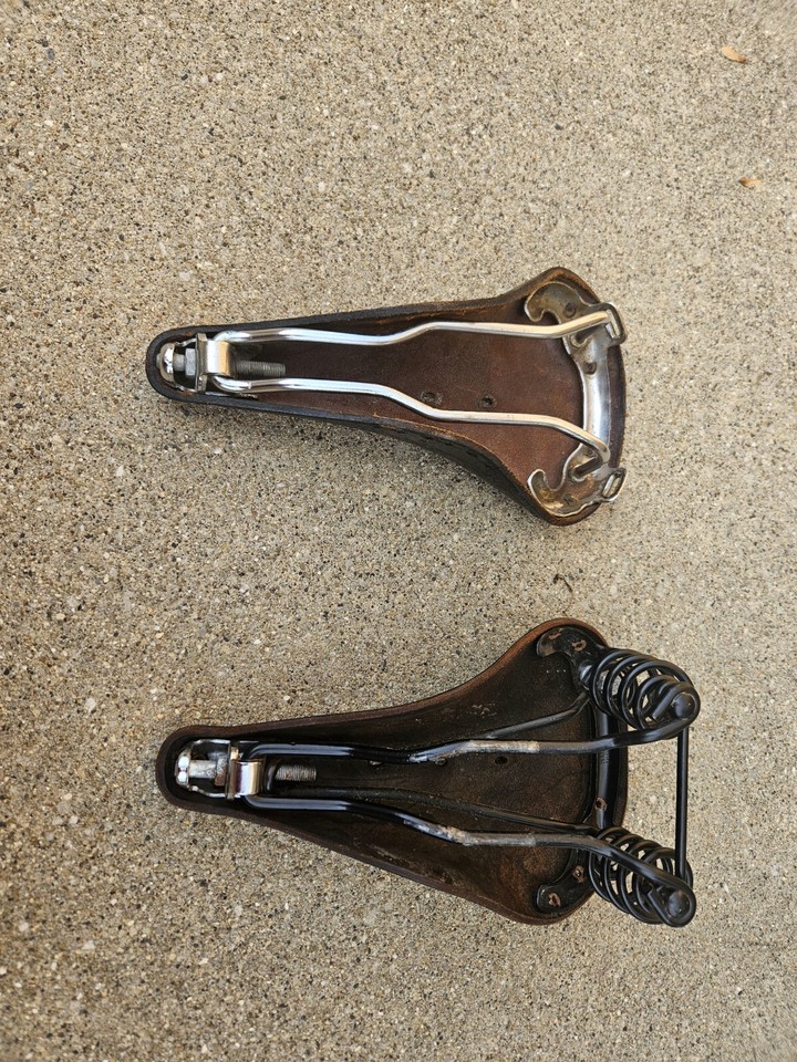 Two Brooks Leather Bicycle Saddles eBay