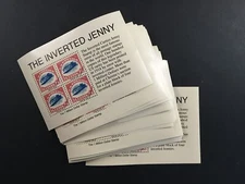 USA S/S 1992 ERROR "THE INVERTED JENNY" FACSIMILE REPRINT ENGROS 50 PIECES m5450