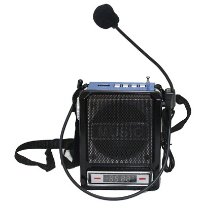 TPro Rechargeable Bluetooth Speaker With Wired Headset Mic and LED Torch Light