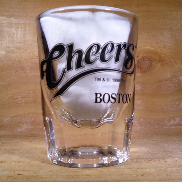 CHEERS BOSTON, MA. "Shot Glass OVERSIZED" orig. eBay