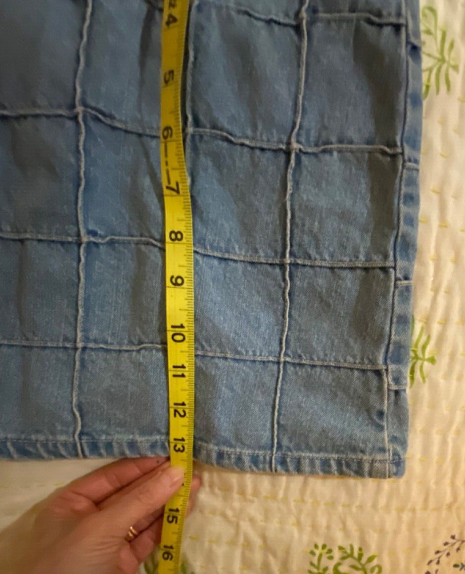 Forever 21 denim collection patchwork mini jean s… - image 3