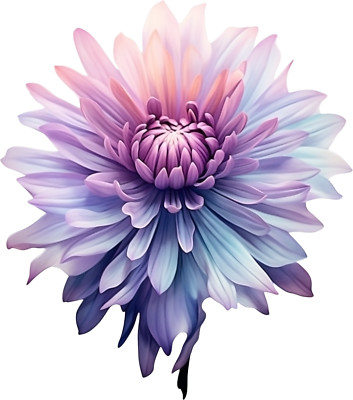 Car Sticker 18x18 cm | Aster Birth Flower | Weatherproof | High Quality Film