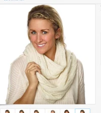 Celeste Women's Cashmere Blend Infinity Scarves, Various Colors
