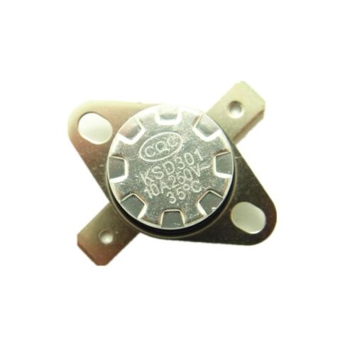 KSD301 35°C-160°C Degree Celsius NO/NC Temperature Switch Thermostat 10A 250V - Picture 1 of 10
