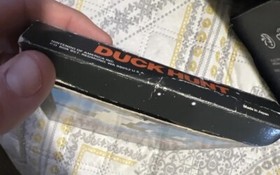 Nintendo NES 1985 Duck Hunt Matte Sticker Seal 1st Run Test Market CIB RARE!