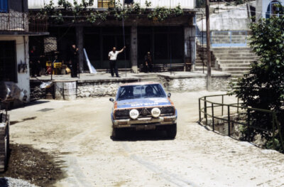 Harry Kallstrom Claes Billstam, Datsun 160J WRC Rally 1979 Racing Old Photo