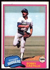 1981 Topps Bobby Castillo Los Angeles Dodgers #146