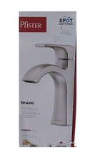 Pfister Bruxie Single Handle Bathroom Faucet Deckplate Drain Kit Brushed Nickel