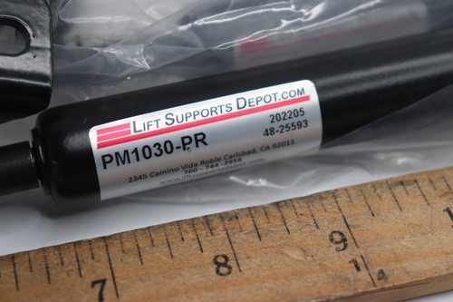 Lift Supports Depot ST300MSS110 – Pair Of 30 Inch 110lb Gas Struts, 13mm Ball Socket, Stainless Steel