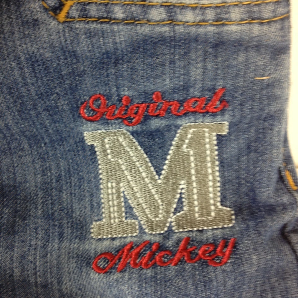 Jeans forrados vintage Disney Alemania Mickey Mouse niños talla 104 (US-4 años) Foto 4 de 4