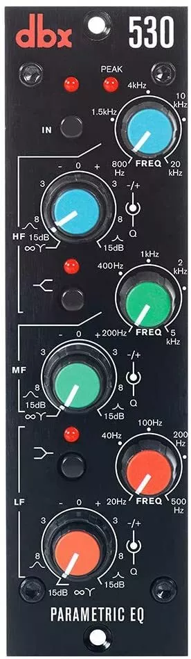 dbx 530 Parametric 3-Band Equalizer Module 500-Series API 500 Module New F/S