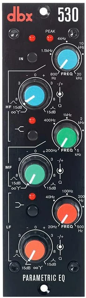 dbx 530 Parametric 3-Band Equalizer Module 500-Series API 500 Module New F/S - Image 2 of 2