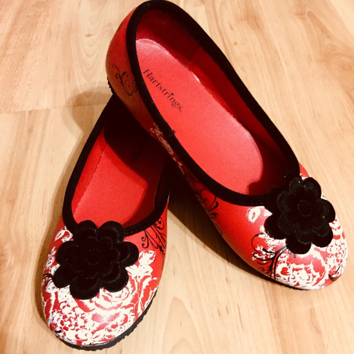 Chaussures Noires Hartstrings Fille - Pointure 3 US - Neuves Dans Leur Boîte D'origine