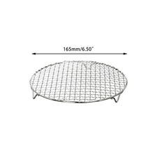 Stainless Steel BBQ Grill Grate Grid Wire Mesh Rack Cook Replacement Net Round
