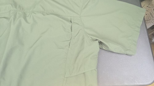 Columbia Omni Shade Sun Protection Men’s Size XXL 2 TG Short Sleeve Shirt Green - Picture 9 of 14