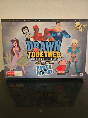 DRAWN TOGETHER The Complete Series Plus The Movie Party In Your Box 2009 DVD