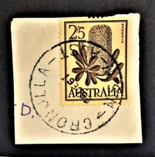 Historic, Pre decimal 2'5 Golden Maize, Banksia 1960, CRONULLA, NSW DEC 61