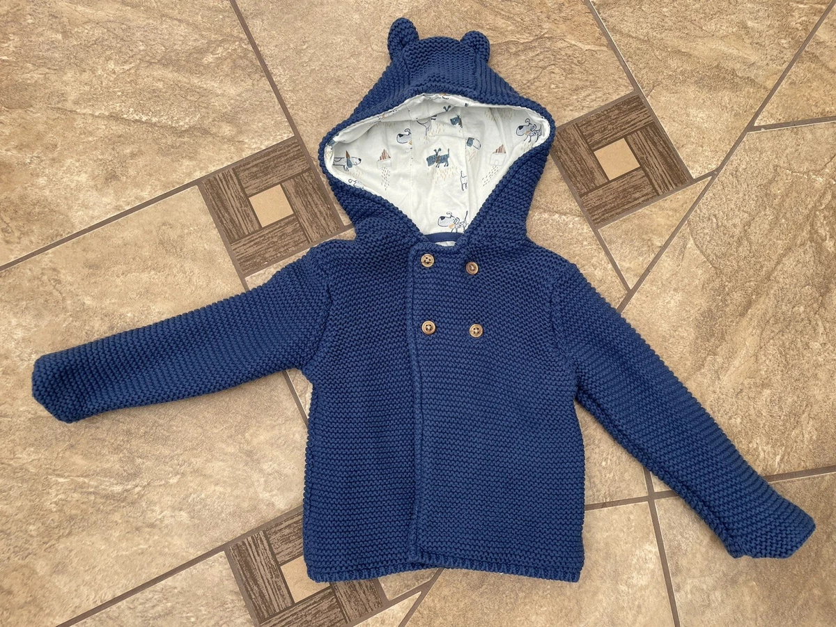 Baby boy cardigan m&s cheap