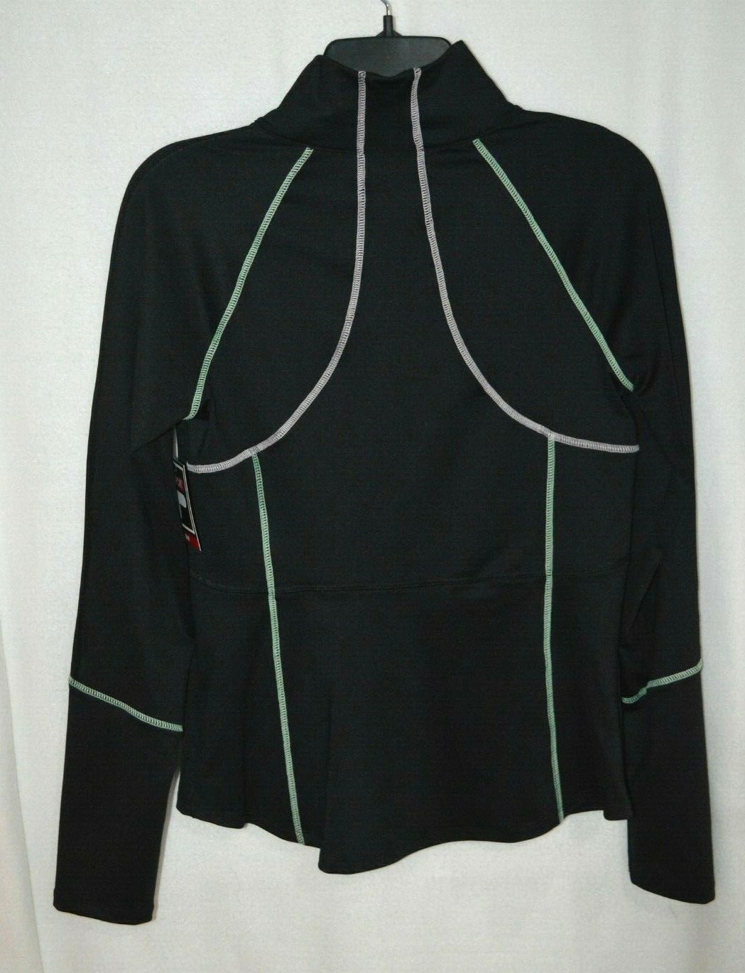 FILA SPORT Women's Black Multi Mesh Pieced Jacket Size S NWT