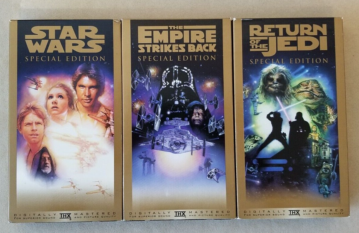 Star Wars Trilogy VHS Tape 1997 Special Edition THX Box Set