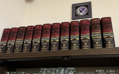 48 X Bushmills 16 Jahre Irish Whiskey Alte Ausführung leere GESCHENKBOX Dosen