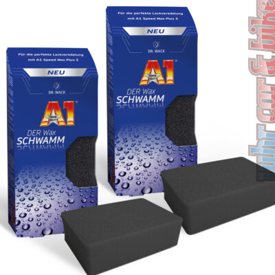 2x Dr. OK Wack A1 The Wax Sponge for A1 Speed Wax Plus 3 and other waxes