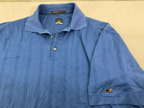 Tiger Woods Collection Nike Dri-Fit Mens L Sh/Sleeve Polo Shirt Blue - Picture 5 of 7
