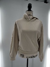 Prologue Womens Xs Long Sleeve Hooded Jacket Cream