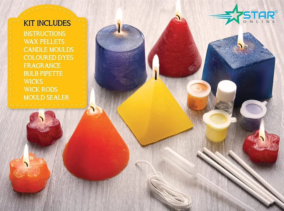 Set kit per fare candele profumate artigianali ottimo per compleanno,  regali di