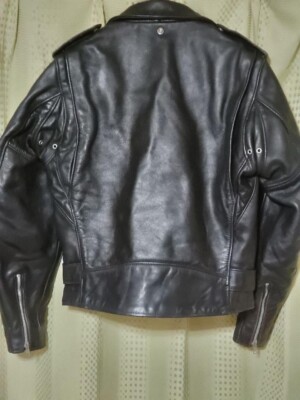 Schott Perfecto Double Leather Riders Jacket Size 36 Made in USA