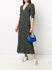 New Rixo Zadie Floral-print Flared Dress Size S UK 10