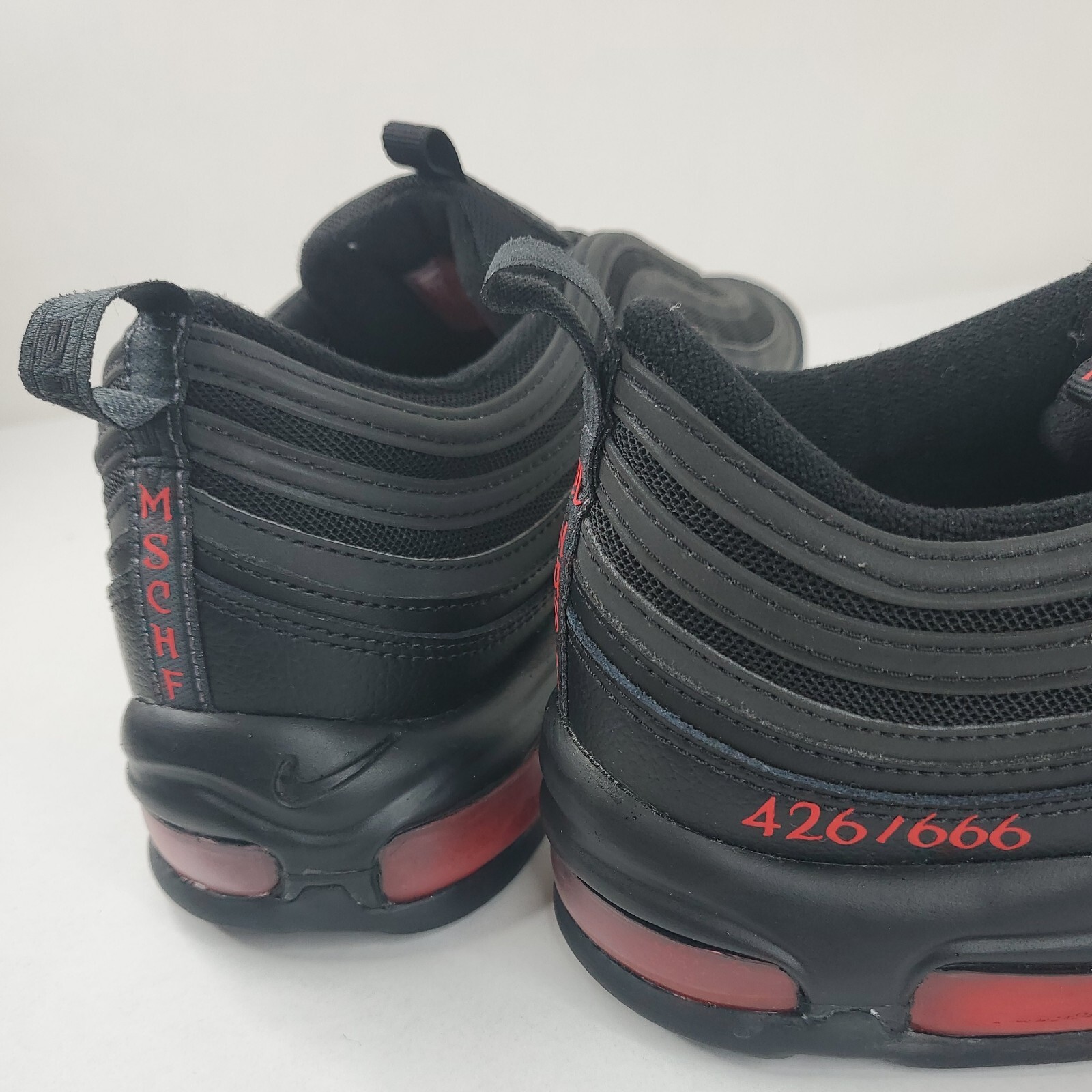 MSCHF x Lil Nas X Satan Shoe Air Max 97 426/666 Size 11.5 Deadstock Unworn  | eBay