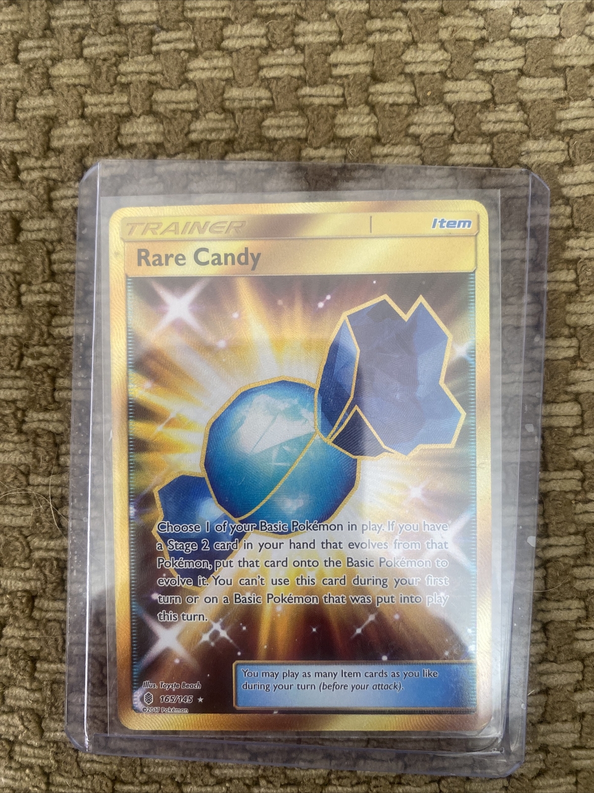Pokémon TCG Rare Candy Guardians Rising 165/145 Holo Secret Rare