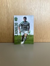Cristiano RONALDO x Sporting Lissabon - Repro Autogramm 10.5x14.8