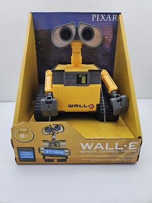 Wall-E Remote Control Robot Figure Disney Pixar Toy - RC Ages 8+ New in box
