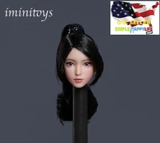 1/12 female Head Pale for 6" phicen TBLeague figure T01A T03A T04A M019B ❶USA❶