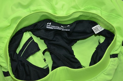 Men's Under Armour UA Launch Run 7" Shorts Lined Small Neon Green 1361493 - Picture 7 of 10