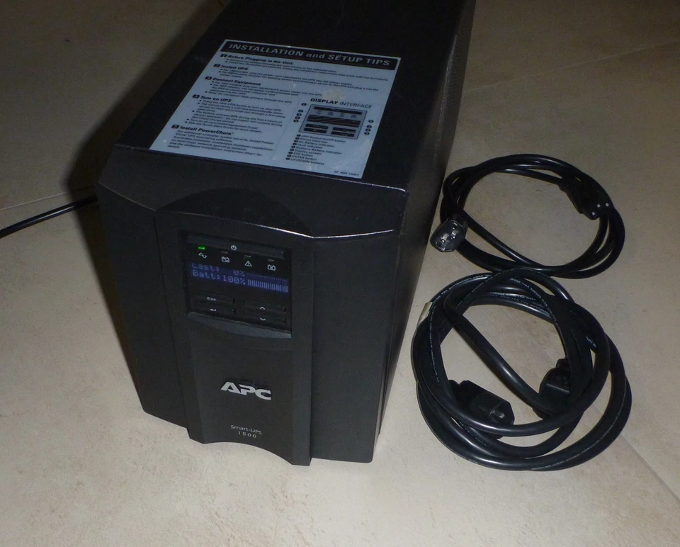 APC USV Smart-UPS 1500VA / 1000W Tower – mit neuen Akkus - Bild 3 von 4