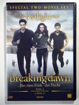 BREAKING DAWN - die twilight saga - Bis zum Ende der Nacht / 2 DVDs