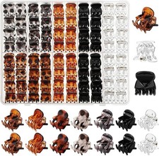 70 Pcs Mini Hair Claw Clips, Small Hair Clips for Women Girls, Non Slip Tiny